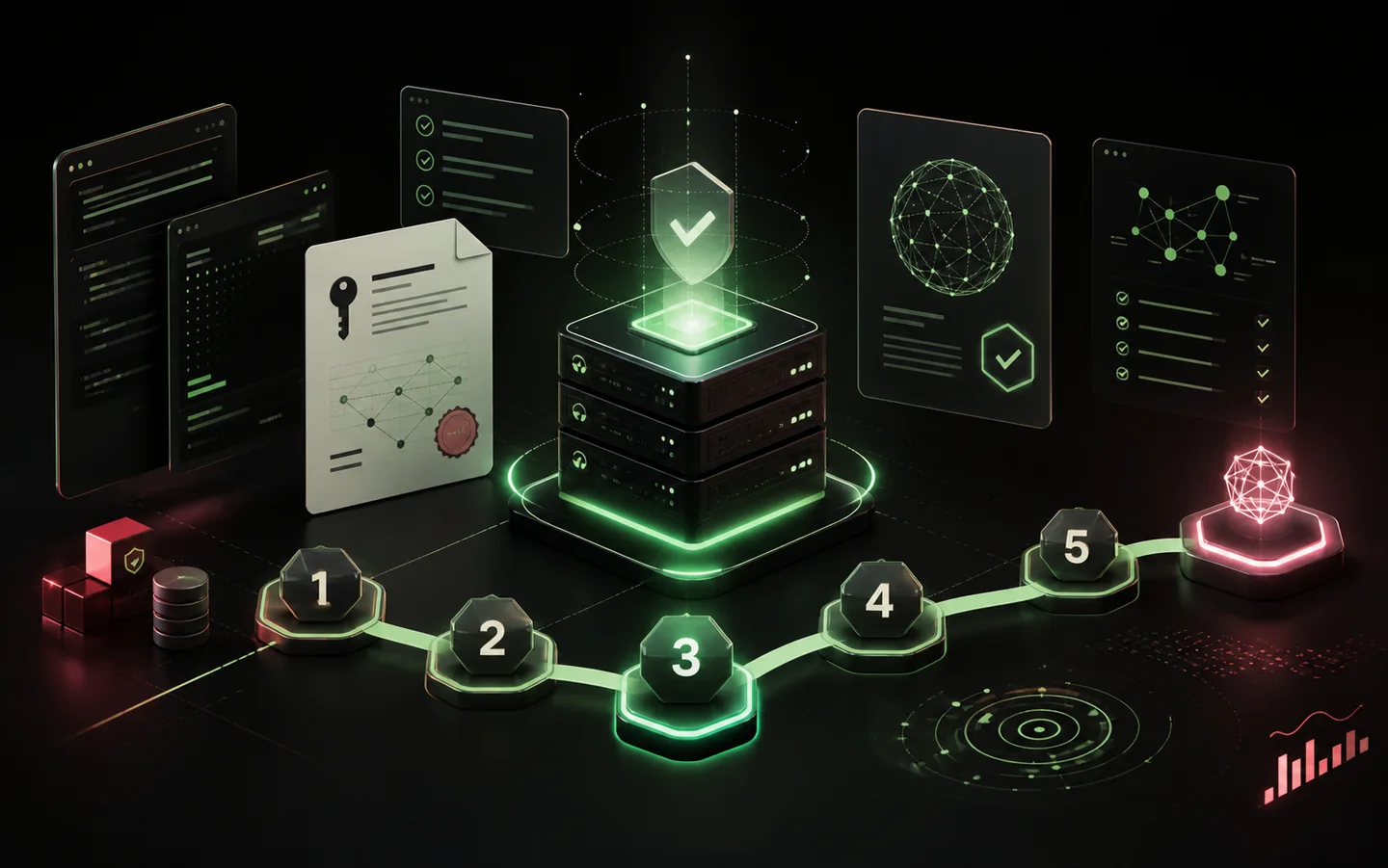Generated artwork for the JollyDinger validator setup tutorial